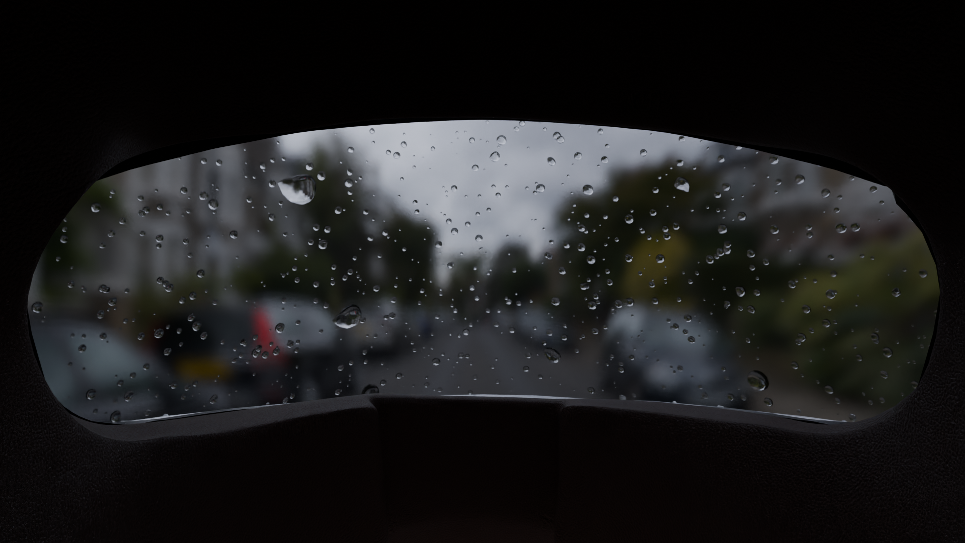 Visera con vaho o lluvia antes de usar Seewell anti-vaho y anti-lluvia para casco de moto