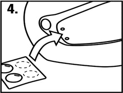 manual de uso  paso 4 Seewell dispositivo anti-vaho y anti-lluvia para casco de moto