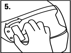 manual de uso  paso 5 Seewell dispositivo anti-vaho y anti-lluvia para casco de moto